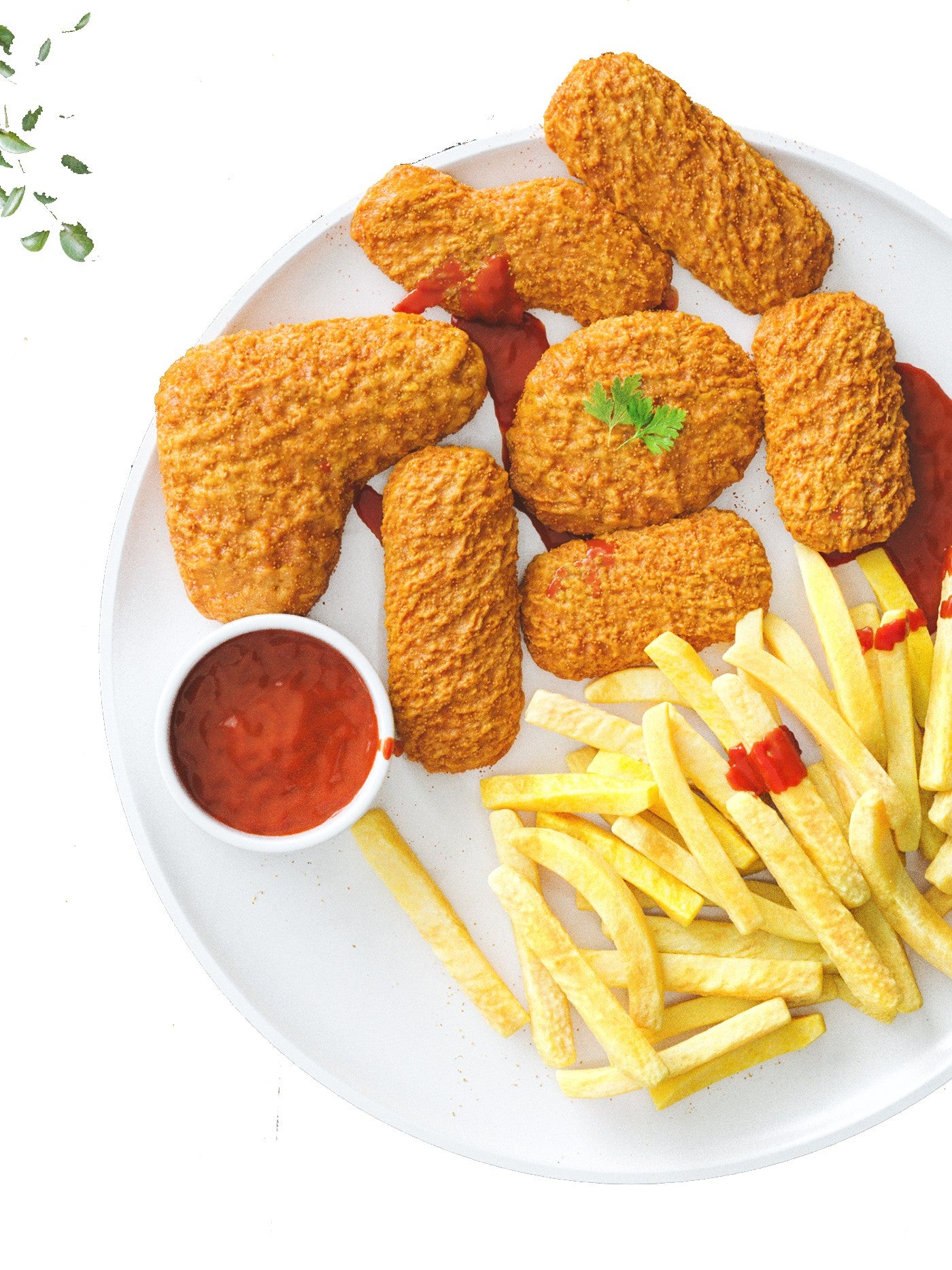 Chicken Nuggets and Chips