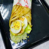 Double Boiled Egg Paratha