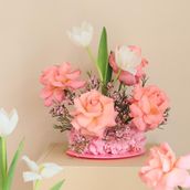 Emirati Womens Day - Tray Centerpiece - Hydrangea Pink