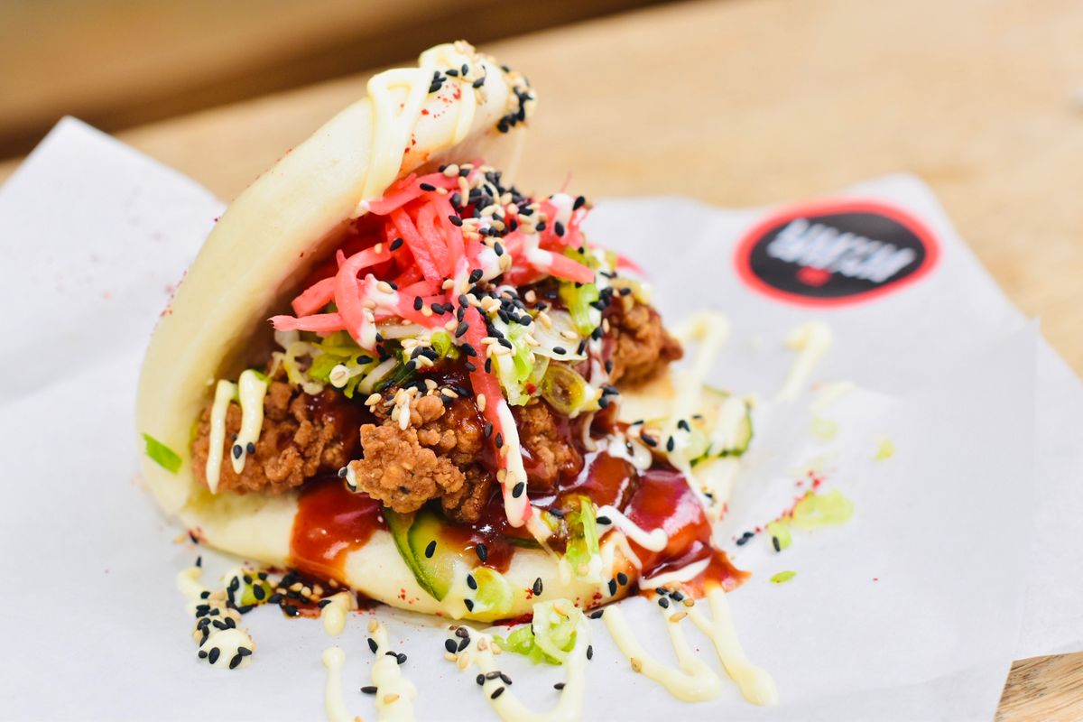 Korean Fried Chicken Bao