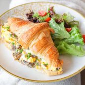 Croissant Scrambled Egg
