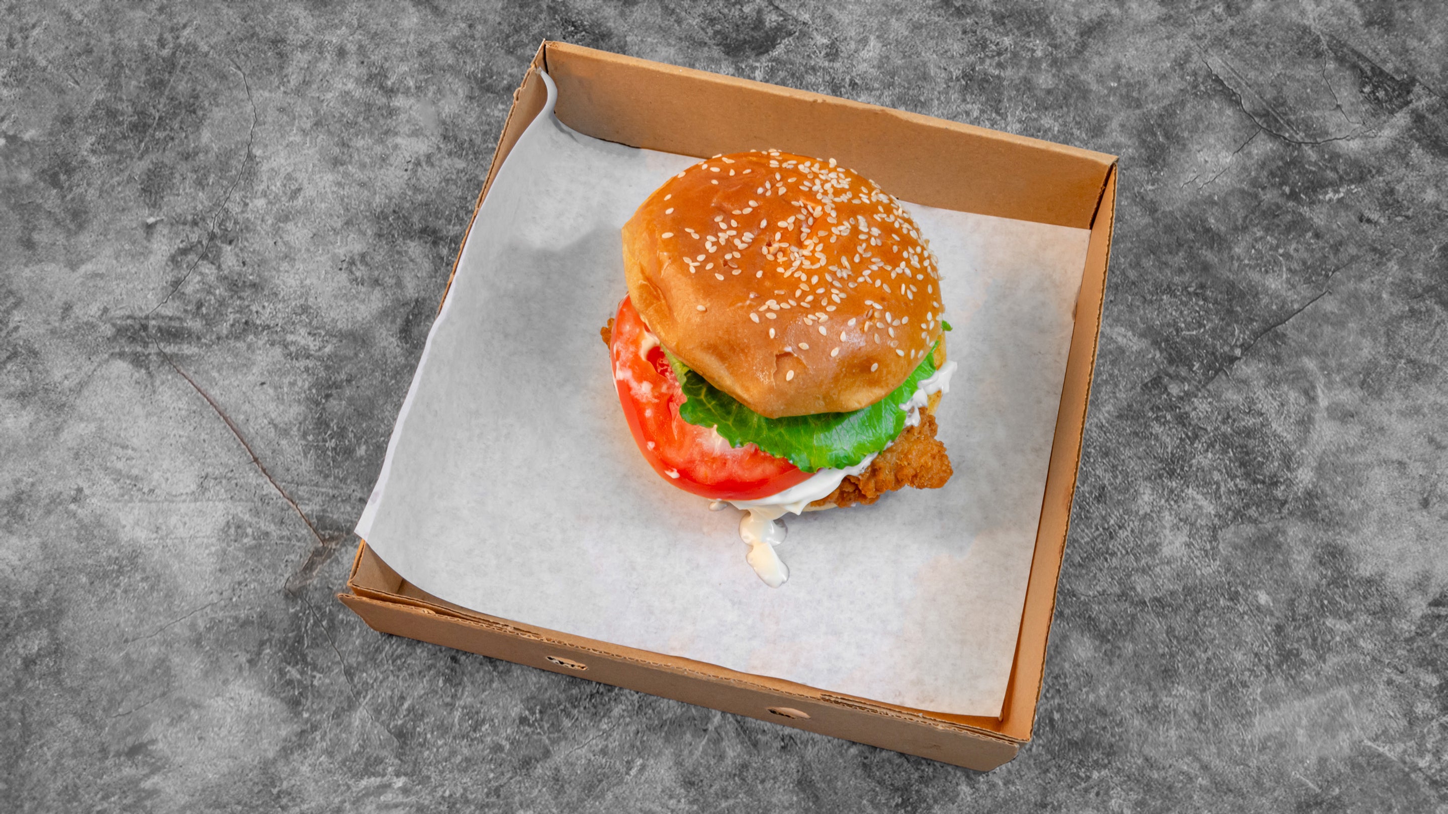 Chicken  Deluxe Burger