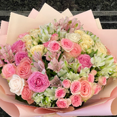 Enchanting Blooming Pink Bouquet