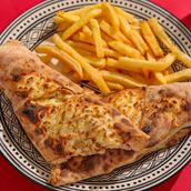 Grilled Chicken Baguette Farcie and  French Fries