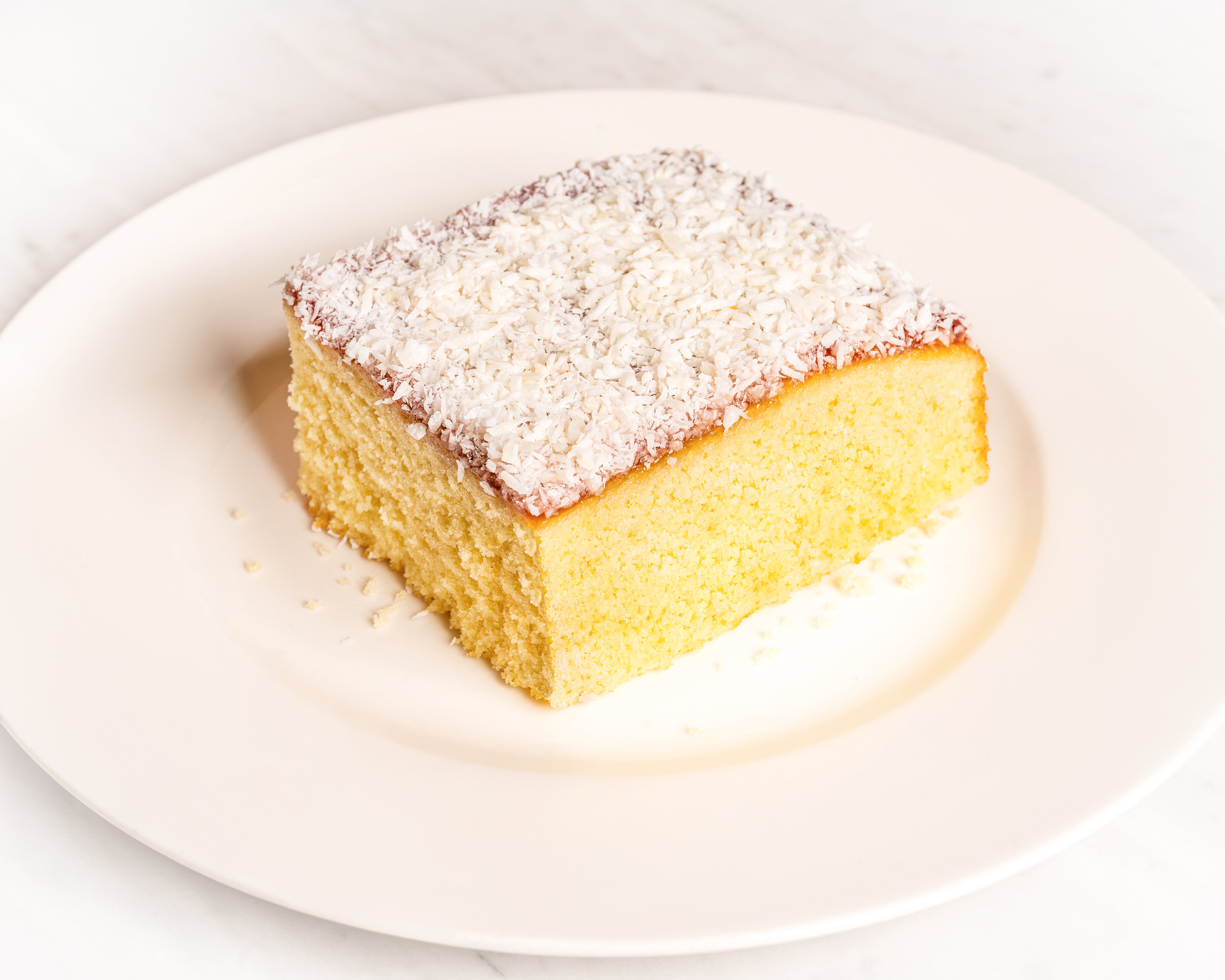 Jam and Coconut Sponge Cake