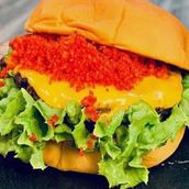 Cheetos Beef Burger