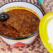 Hamour Broth Served With Rice