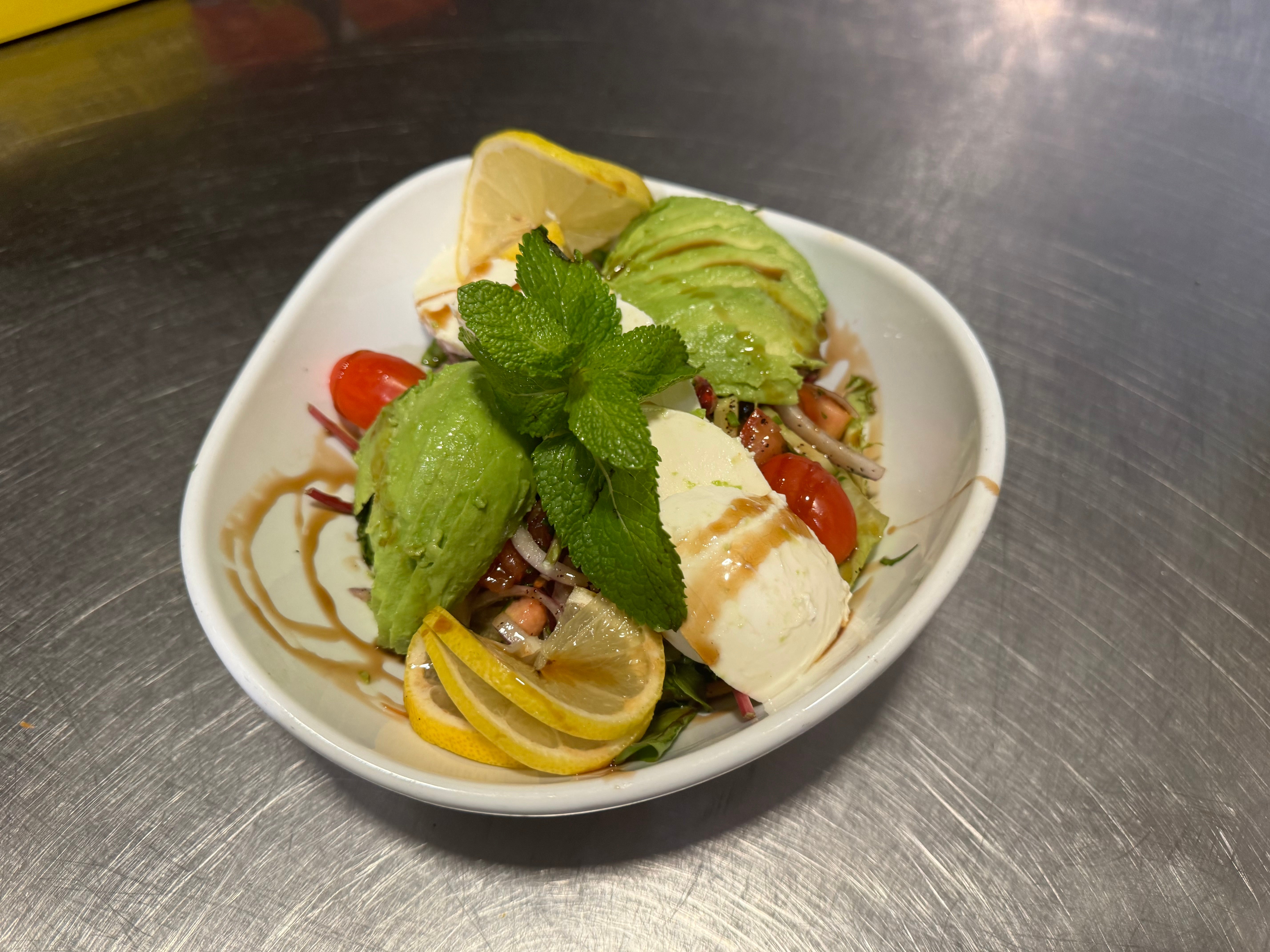 AVOCADO and MOZZARELLA