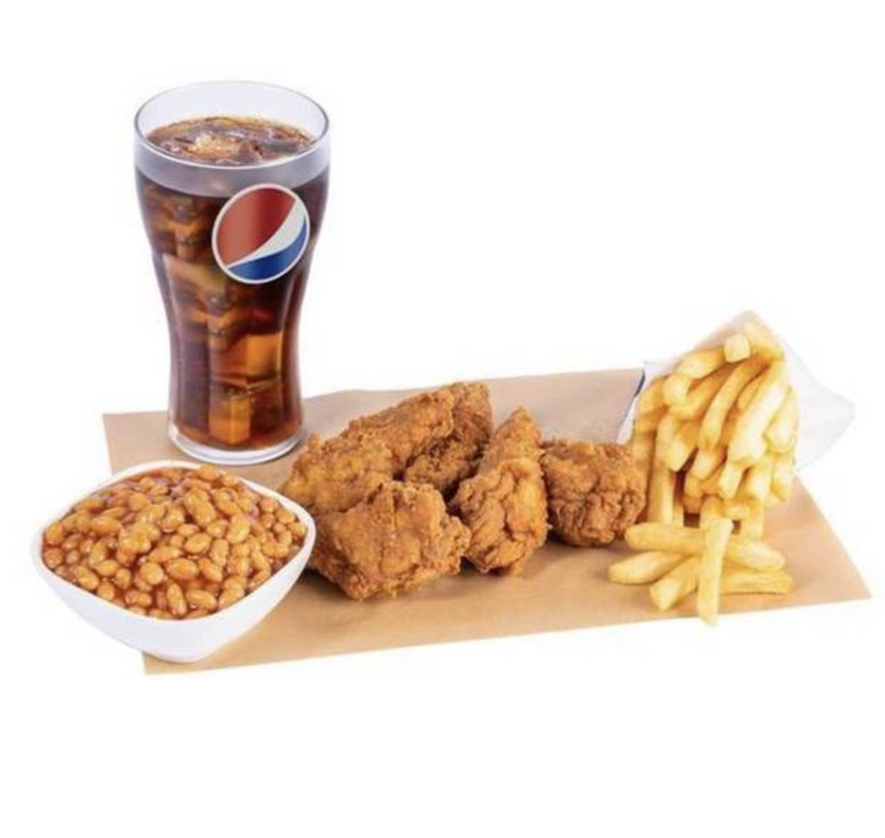 6 BBQ Hot Wings Meal