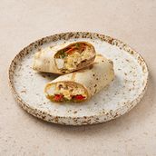Spicy Feta Egg Breakfast Wrap