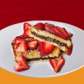 Nutella Strawberry Slice