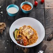 Halloumi with Rice Bowl