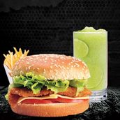 Veg Burger & Lemon Juice Combo