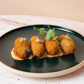 Breaded Frikeh And Cheese