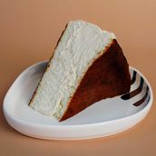 Basque Cheesecake Slice