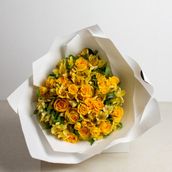 Radiant Yellow Rose Sunshine Bouquet
