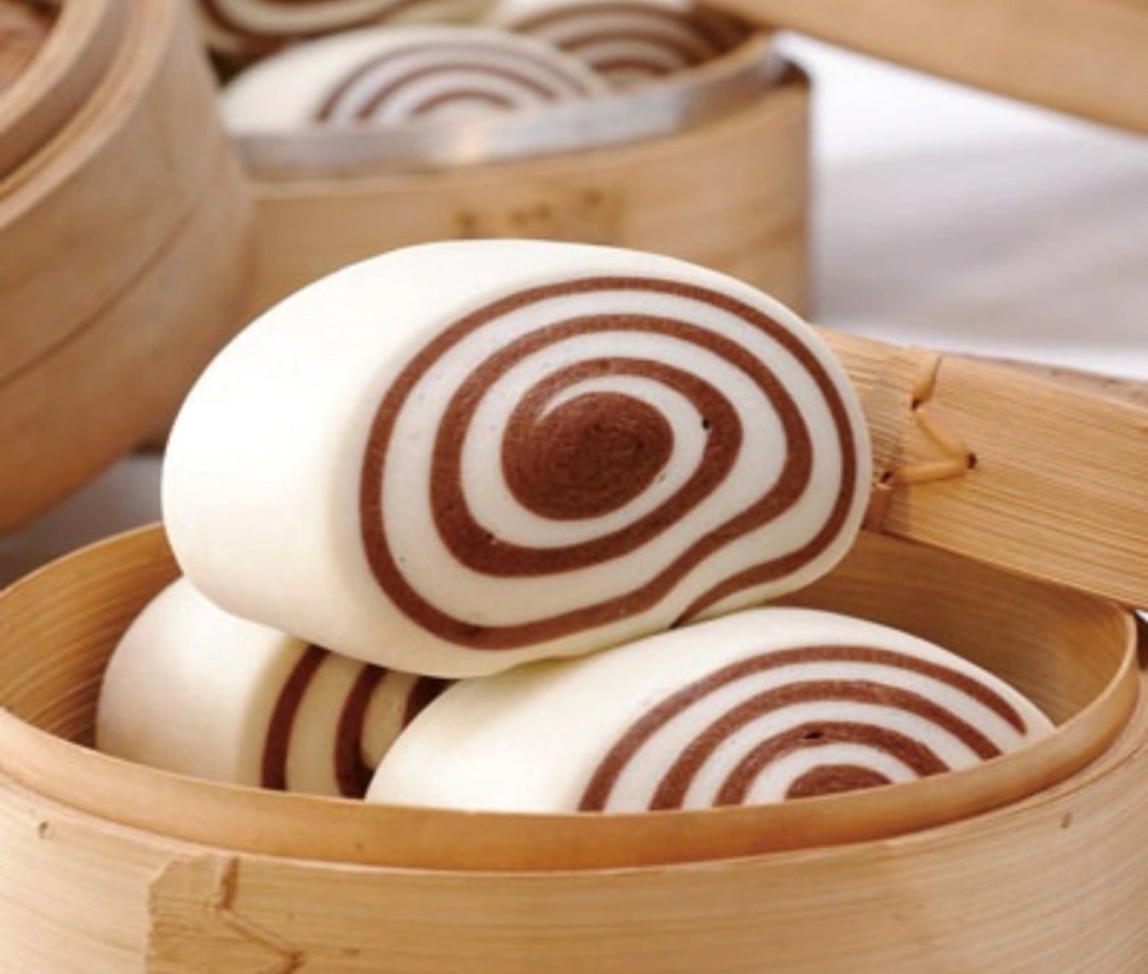 Chocolate Mantou (Chocolate Steamed Bun) X3 朱古力馒头