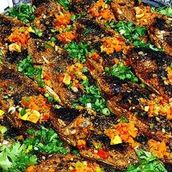 Grilled Bolemy Fish with Bran-سمك بليمي مشوي ردة