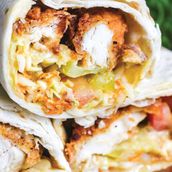 Mustard Chicken Wrap