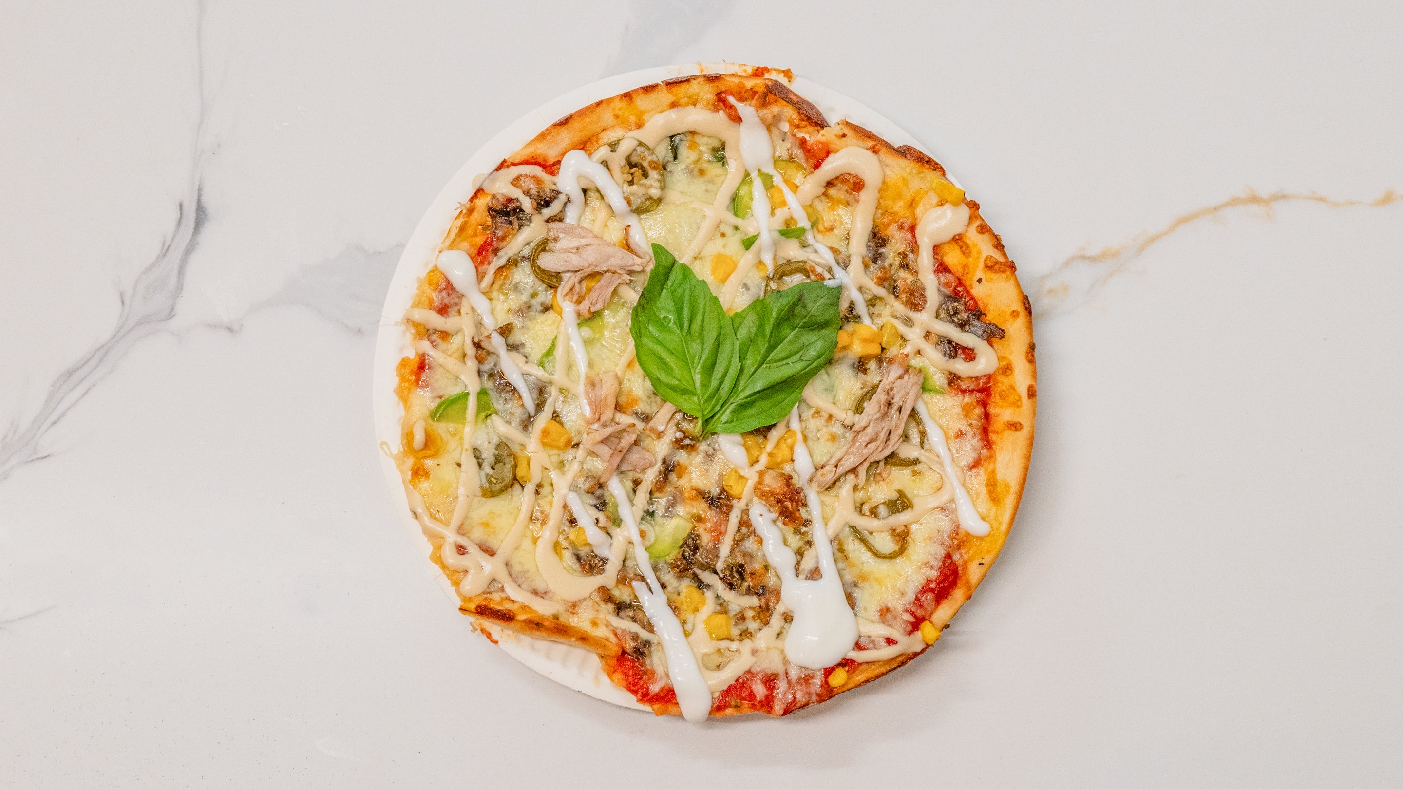 Mix Shawarma pizza