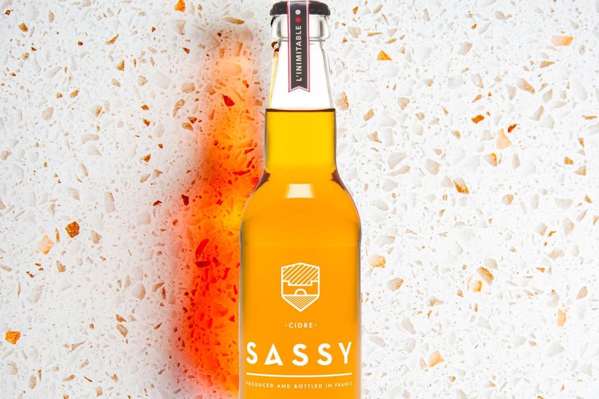 Sassy apple brut cider