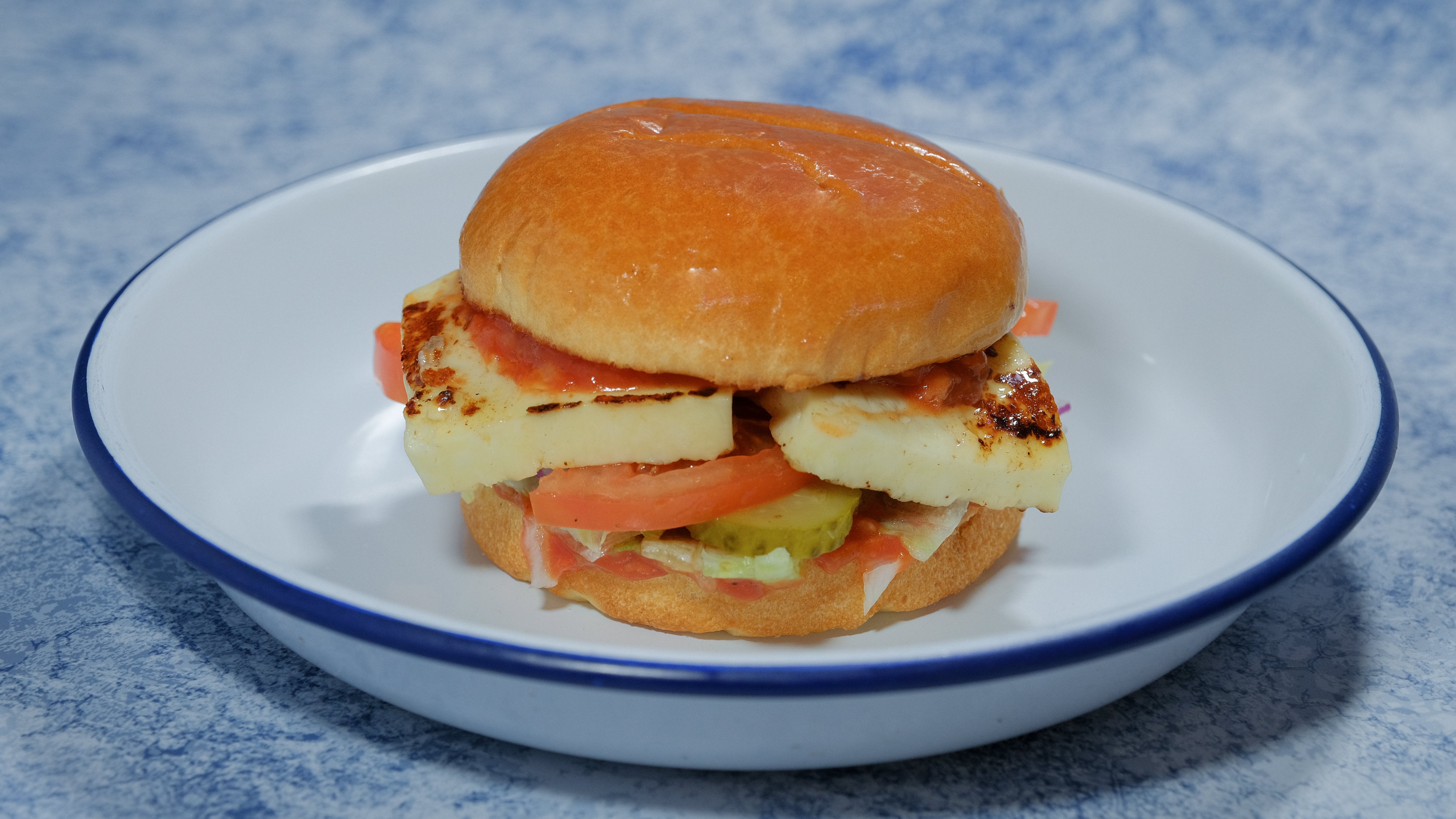 Grilled Halloumi Burger