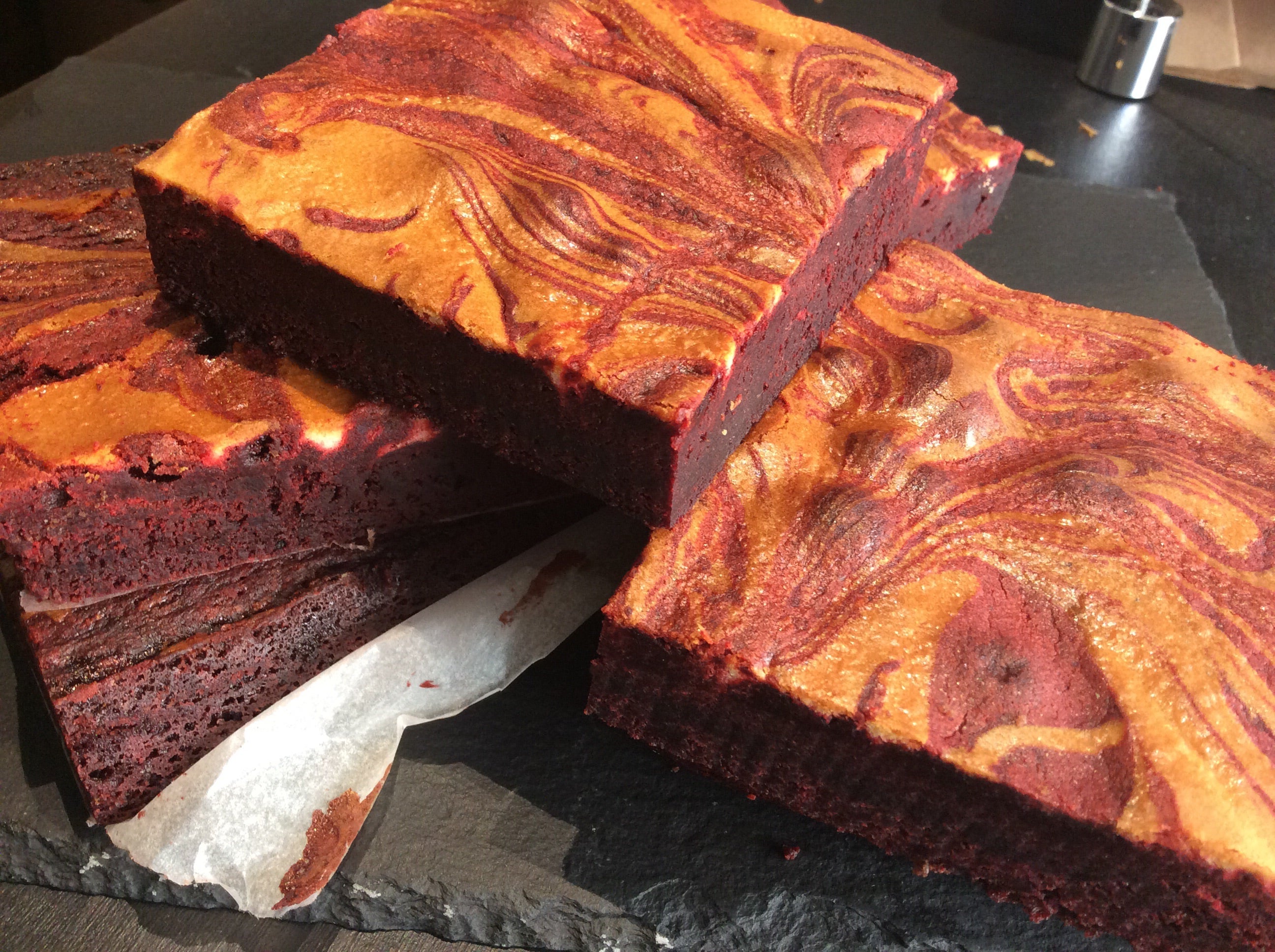 Red Velvet Cheesecake Brownies