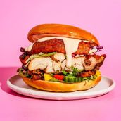 Jerk Chicken Bagel