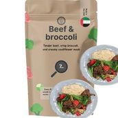 Beef And Broccoli With Cauliflower Mash, Keto, 750 Grams And 2 Portions