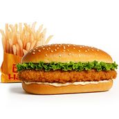 King Chicken Ramy Sandwich With Fries