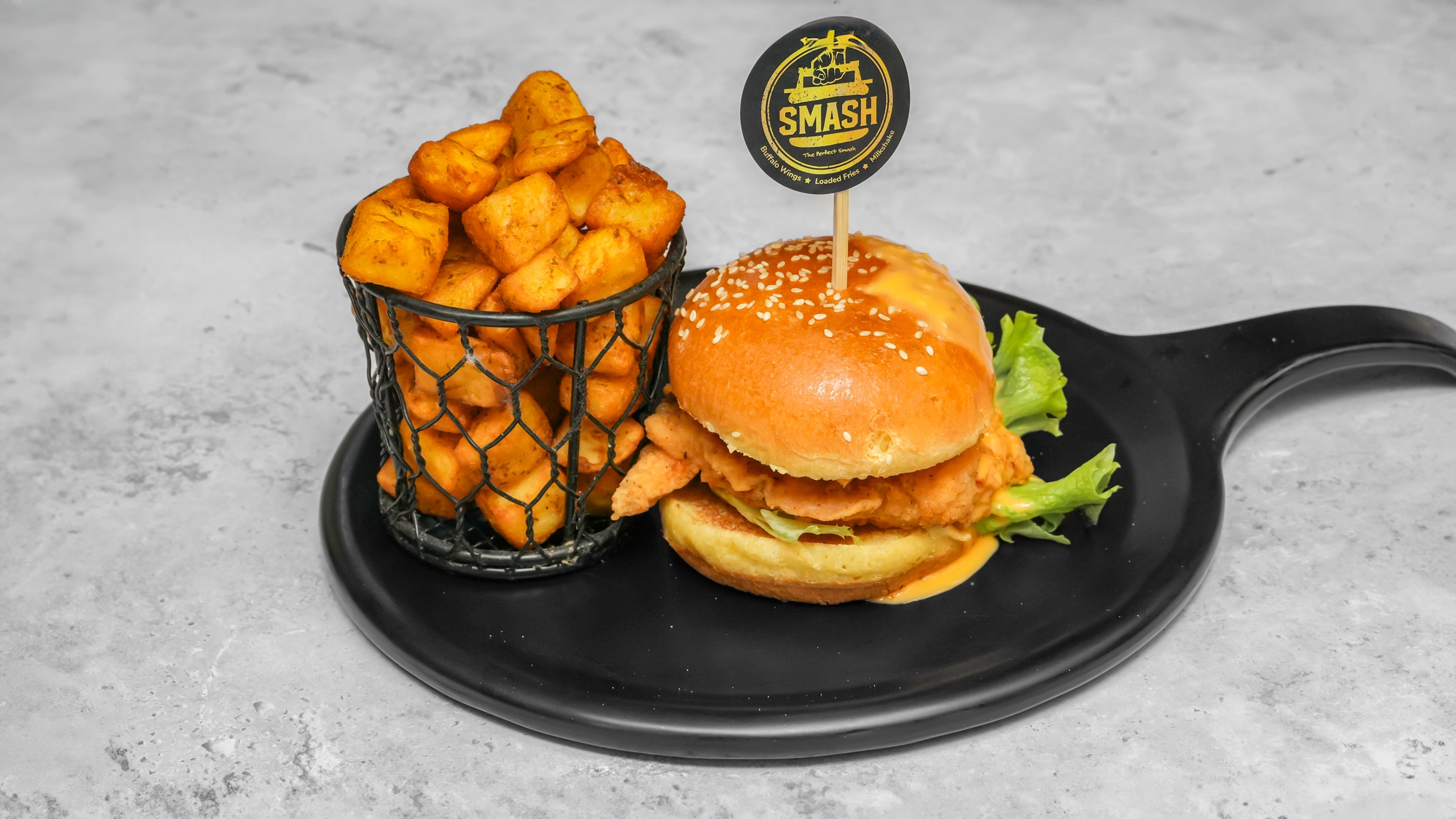 Classic Chicken Fried fillet burger