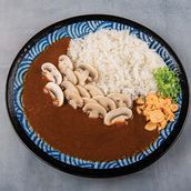 Mushroom Curry rice