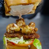 Cauliflower and Hash Browns Slider