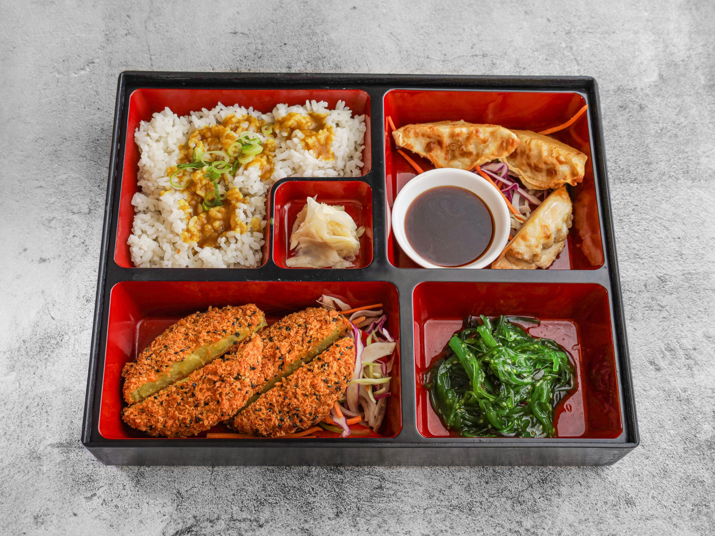 Sweet Potato Curry Bento