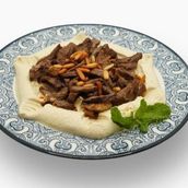 Hummus And Beef Shawarma