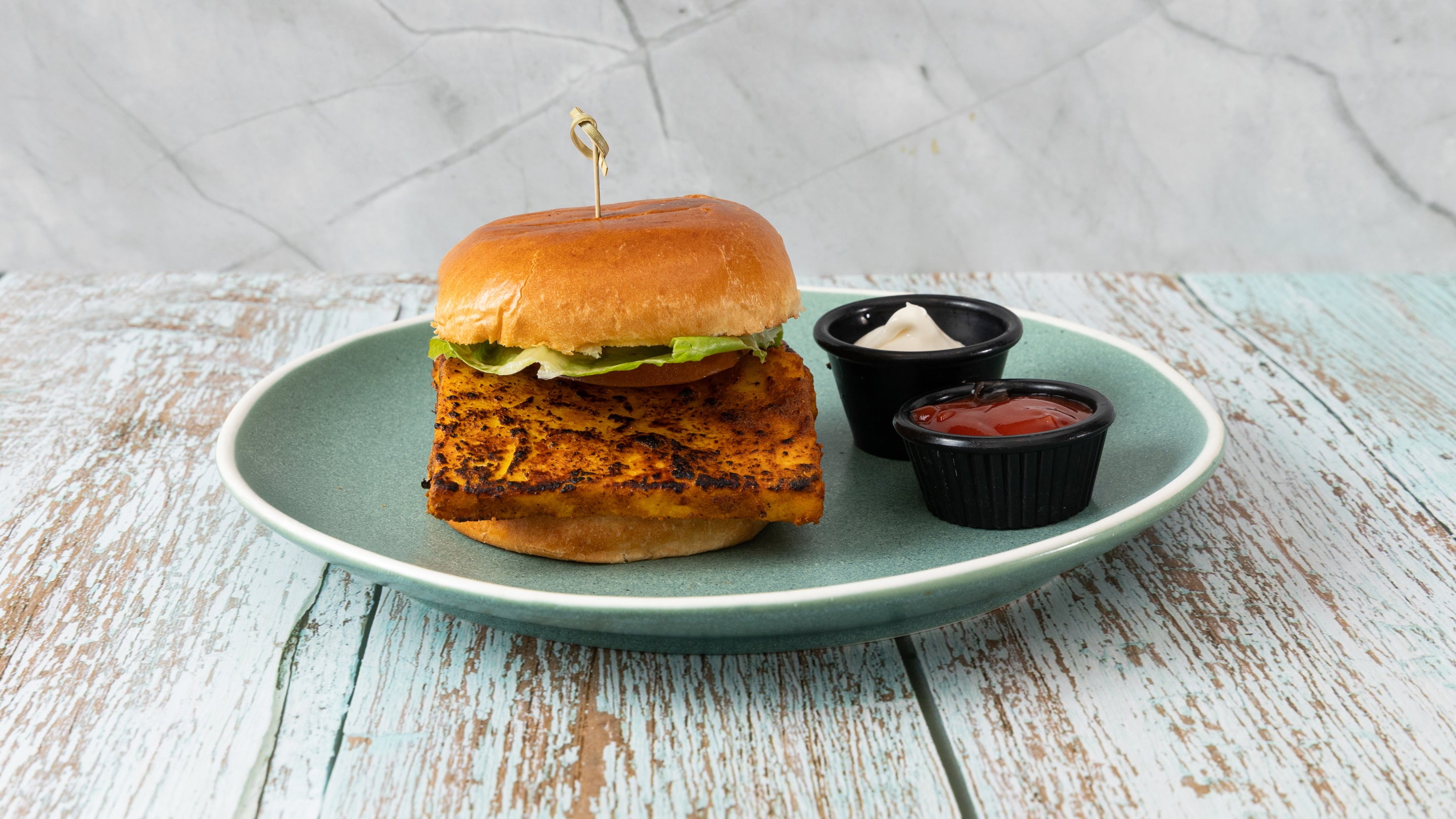 Paneer Tikka Burger