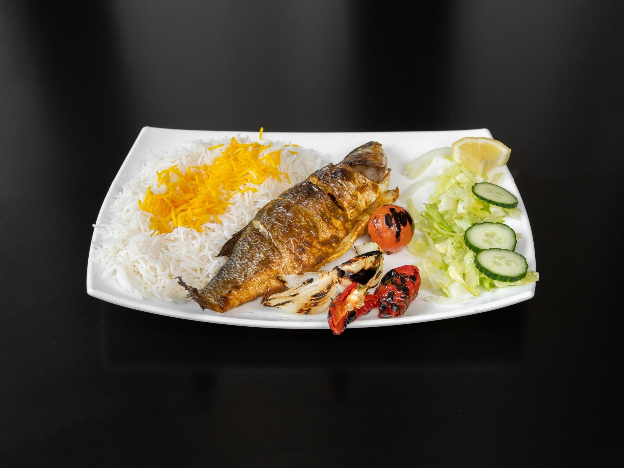 Mandi Fish Sea Bass (With Bones)مندي سمك باس البحر