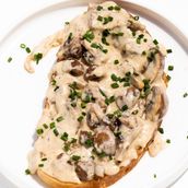 Creamy Mushroom Toast