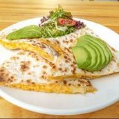 Quesadilla With Scrambled Eggs