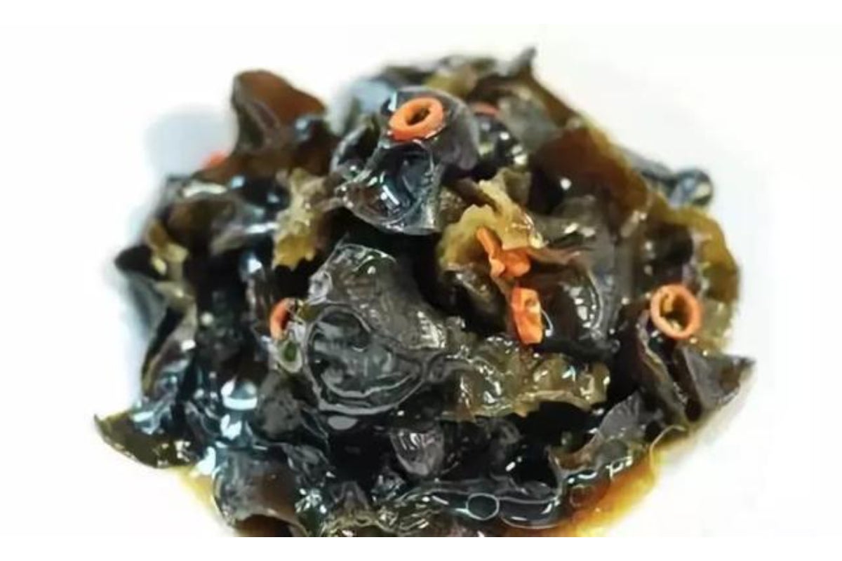 7 - Vegetarian Marinated Black Fungus (Spicy) 野生木耳
