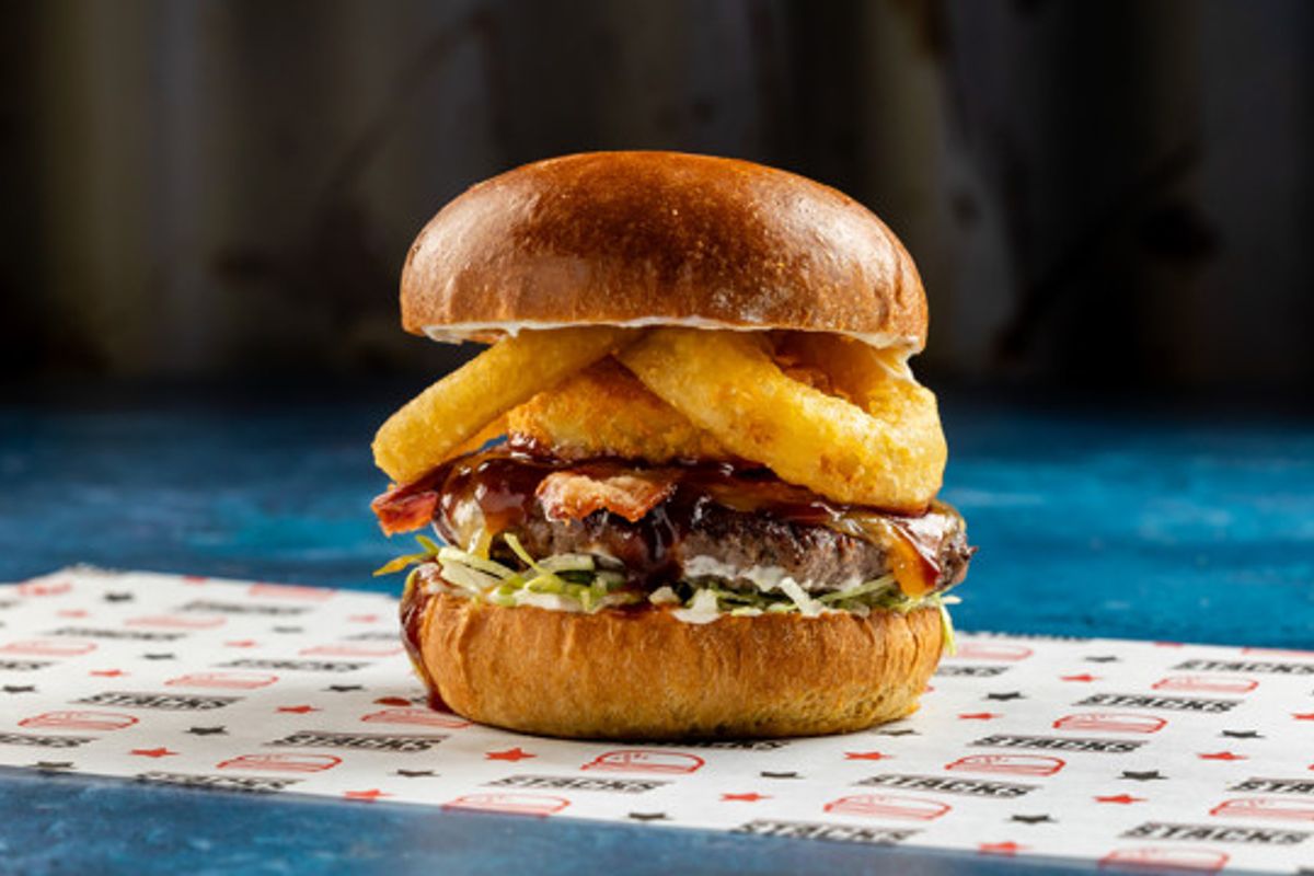 Hickory BBQ Stack Burger