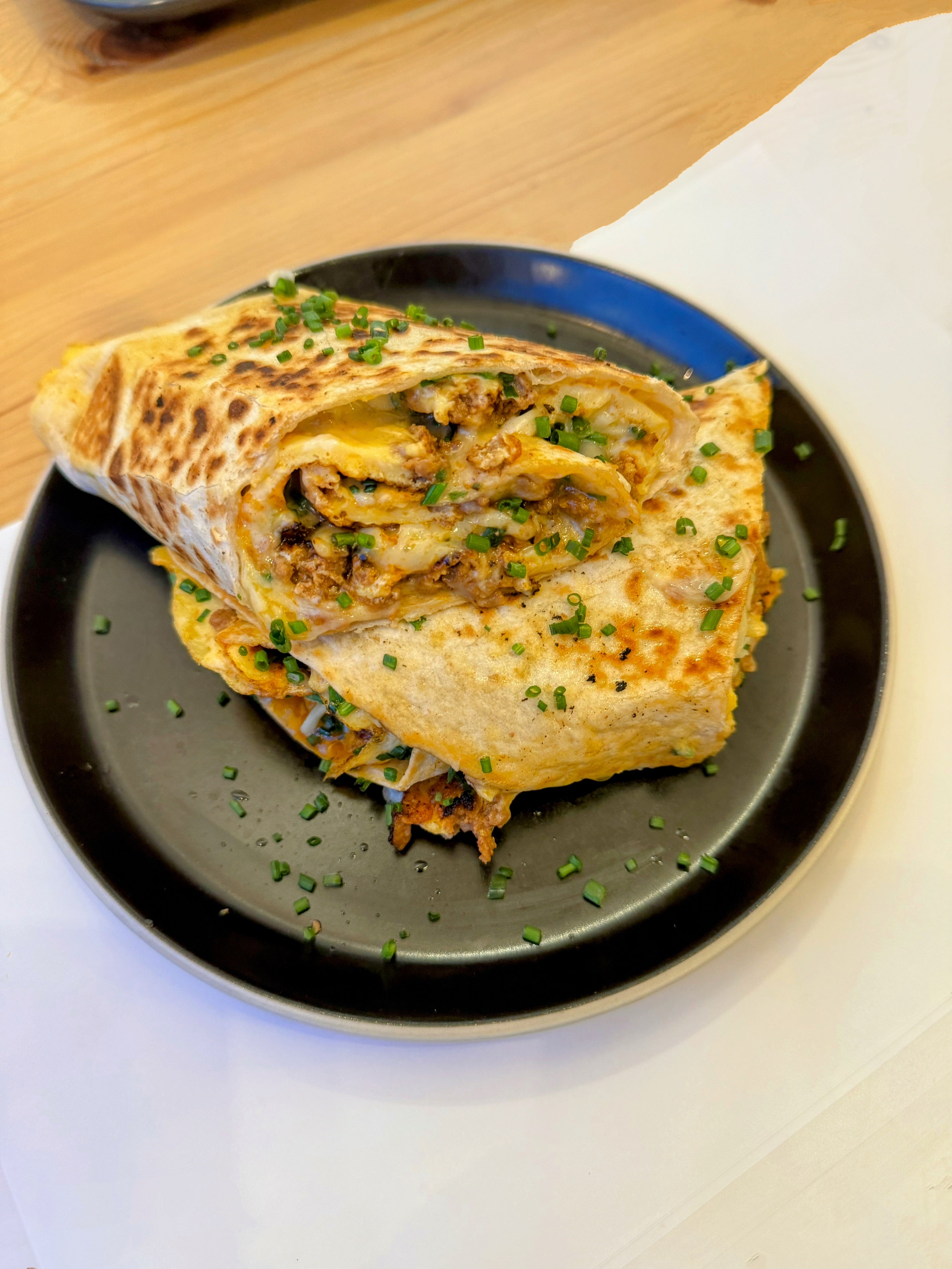 Beef Kheema Omelette Wrap