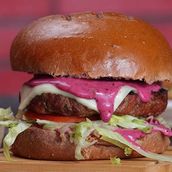 Purple Berry Burger