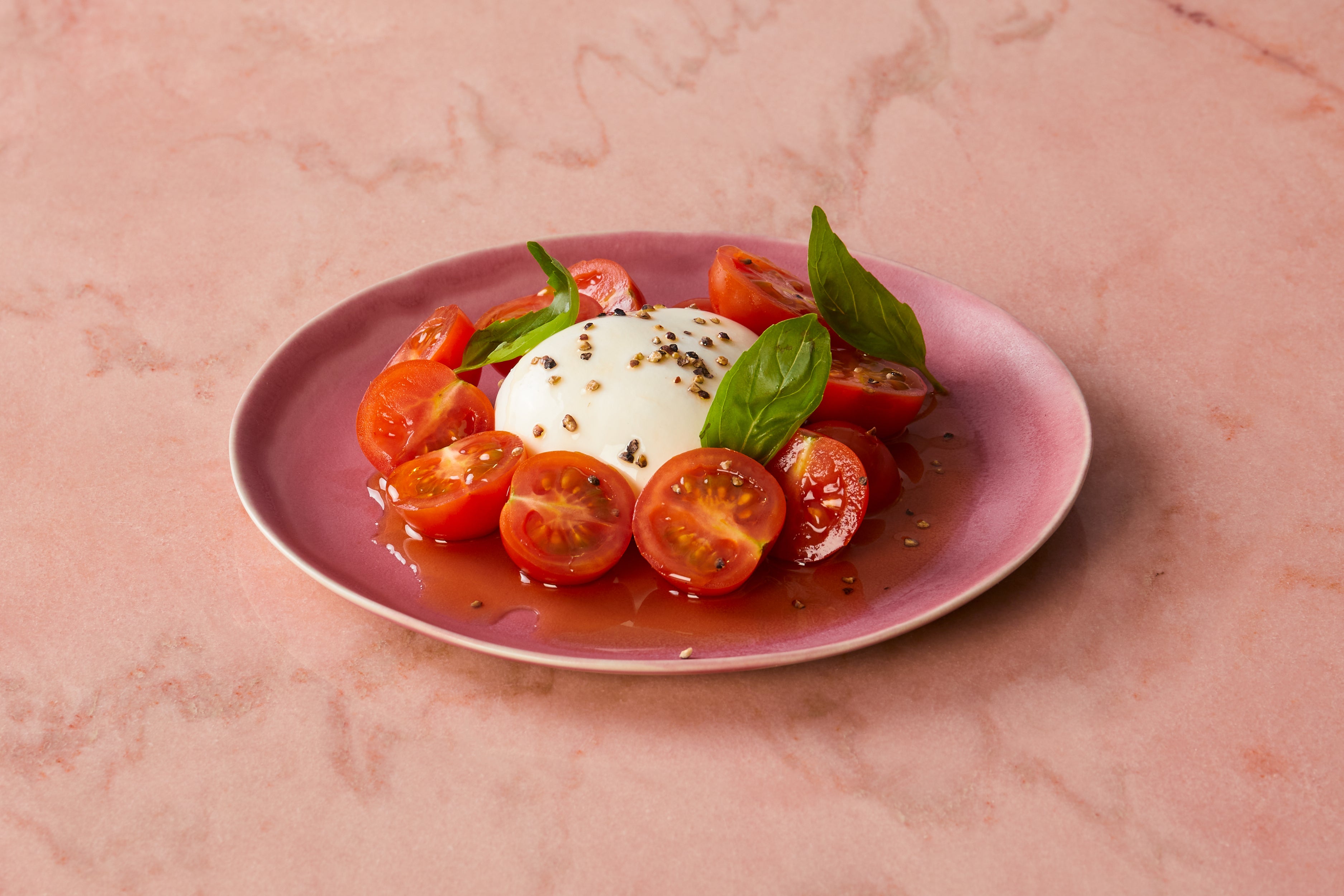 Burrata with Vine Cherry Tomatoes 🍅