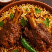 Mutton Nalli Biryani 		