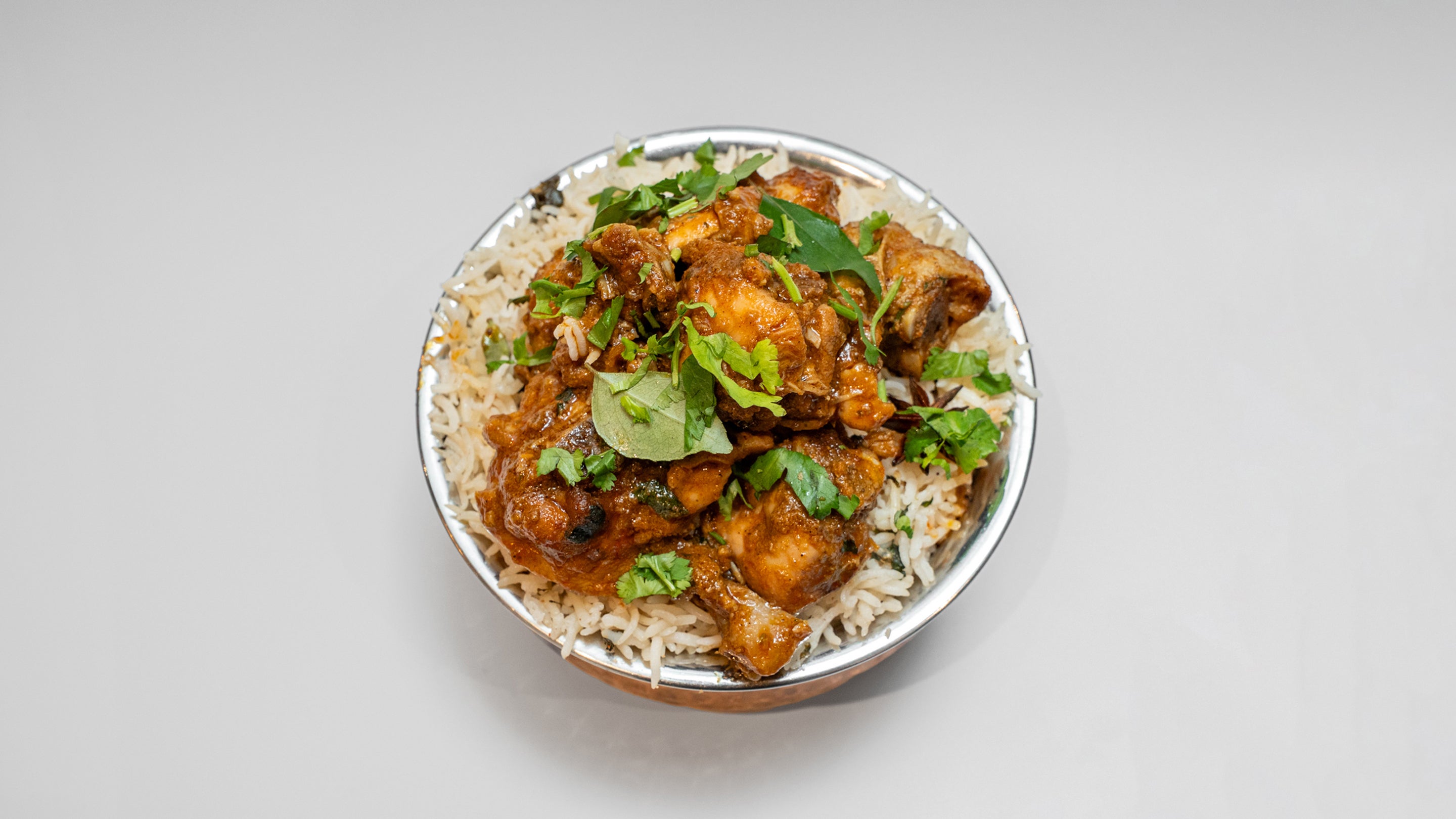 Bagara with Chicken Fry