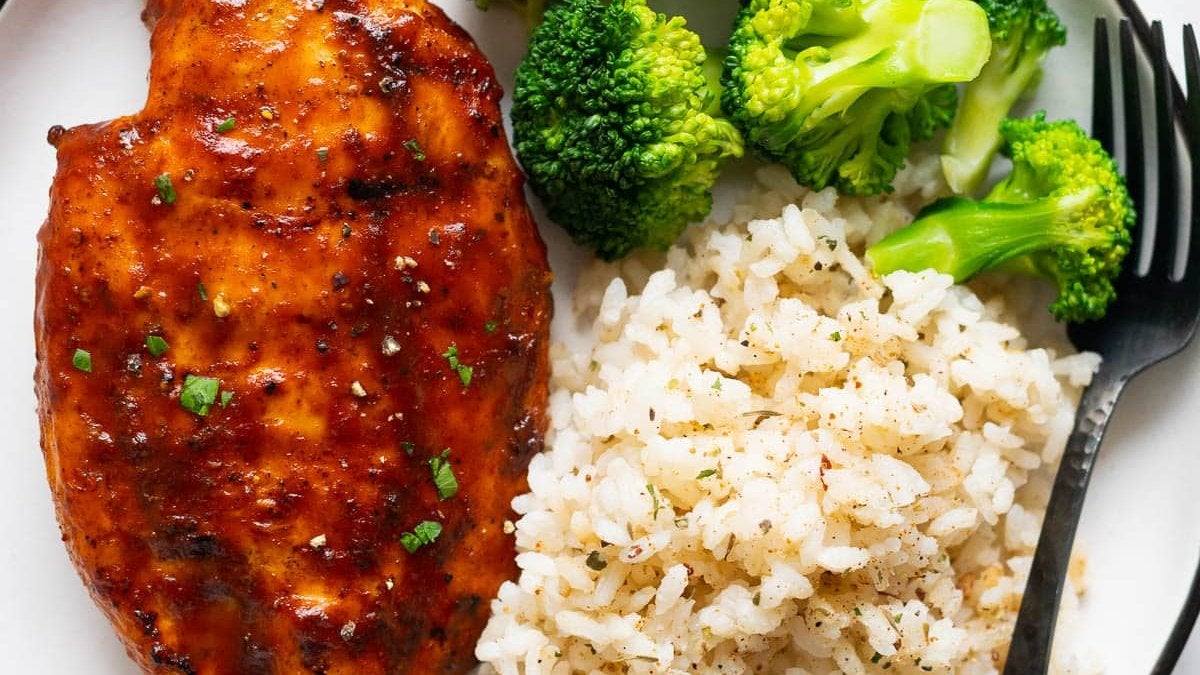 Big BBQ chicken