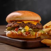 The Border Classic Burger & Fries