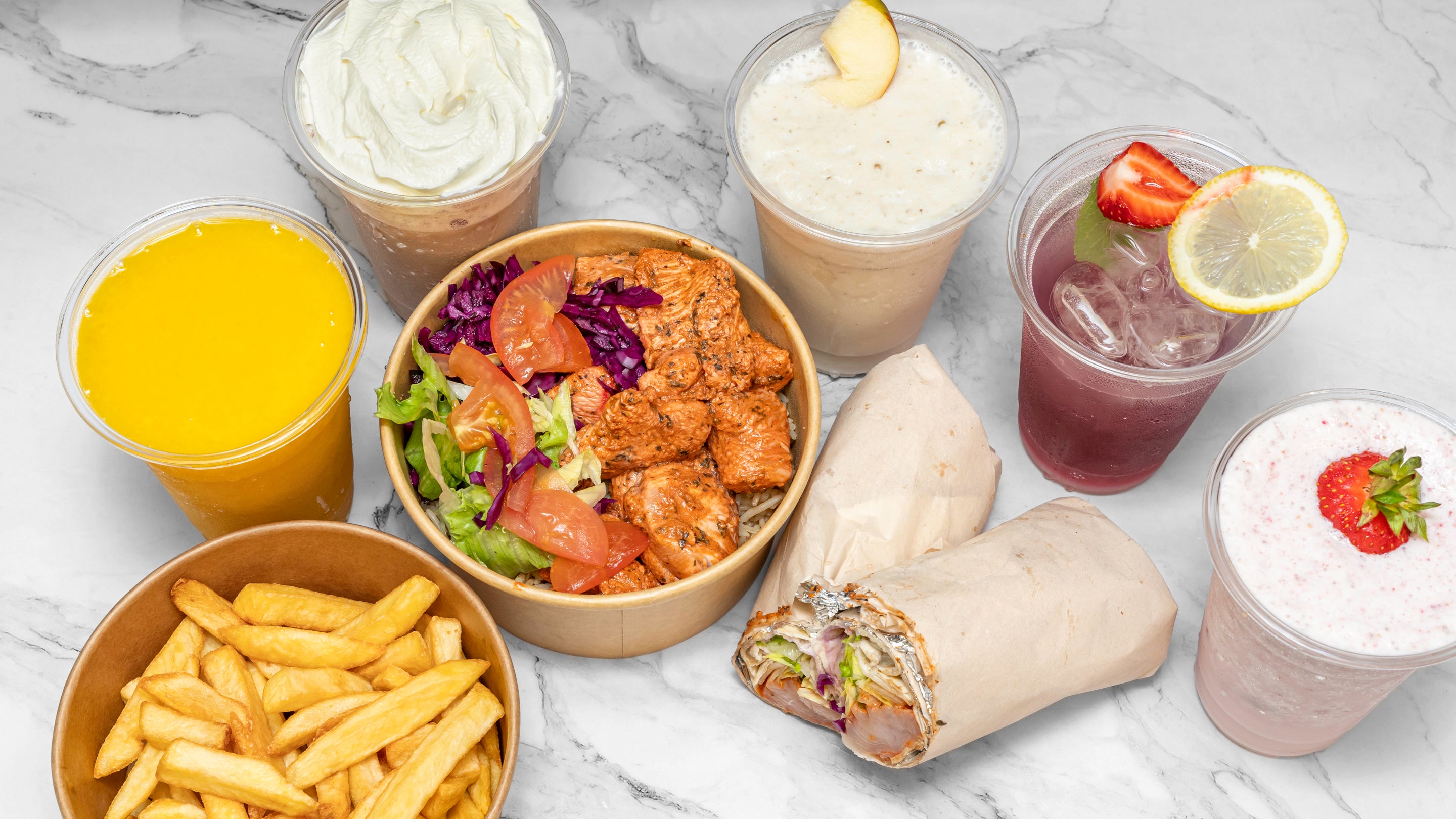 Wraps & Frappes