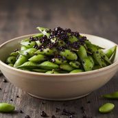 Black Garlic Edamame
